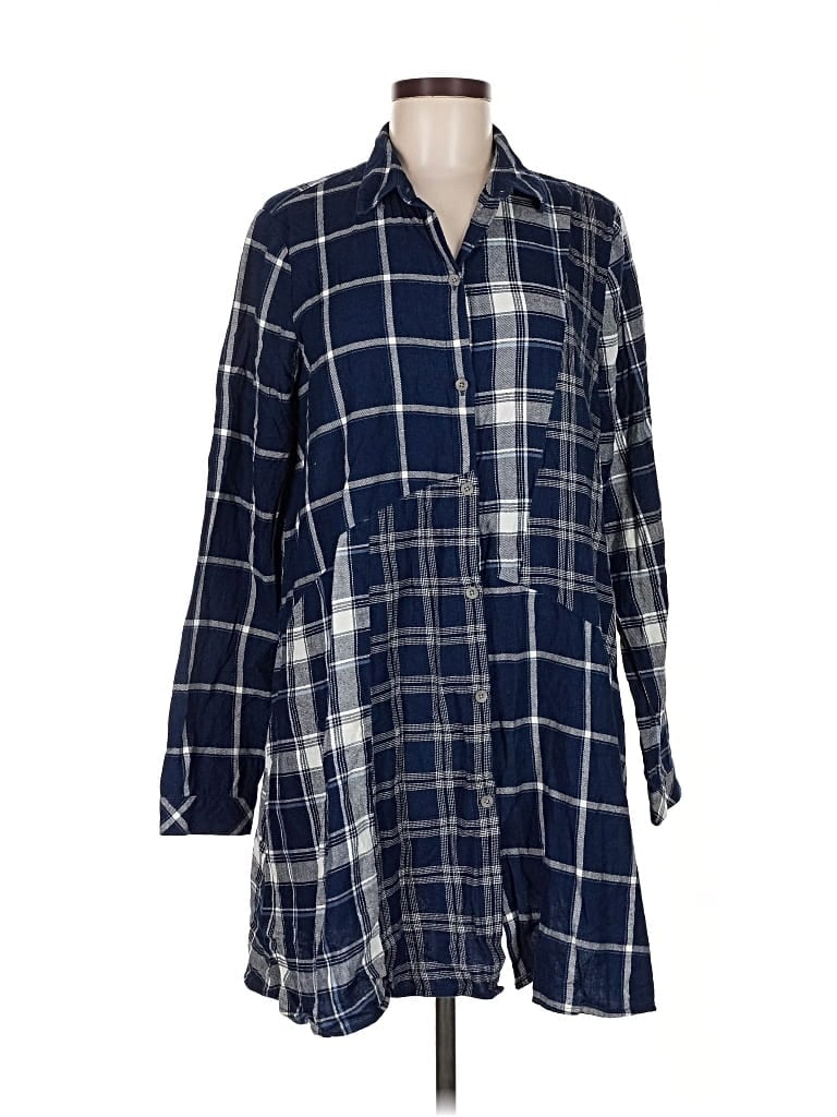 Pre-owned Jjill Casual Dress In Blue