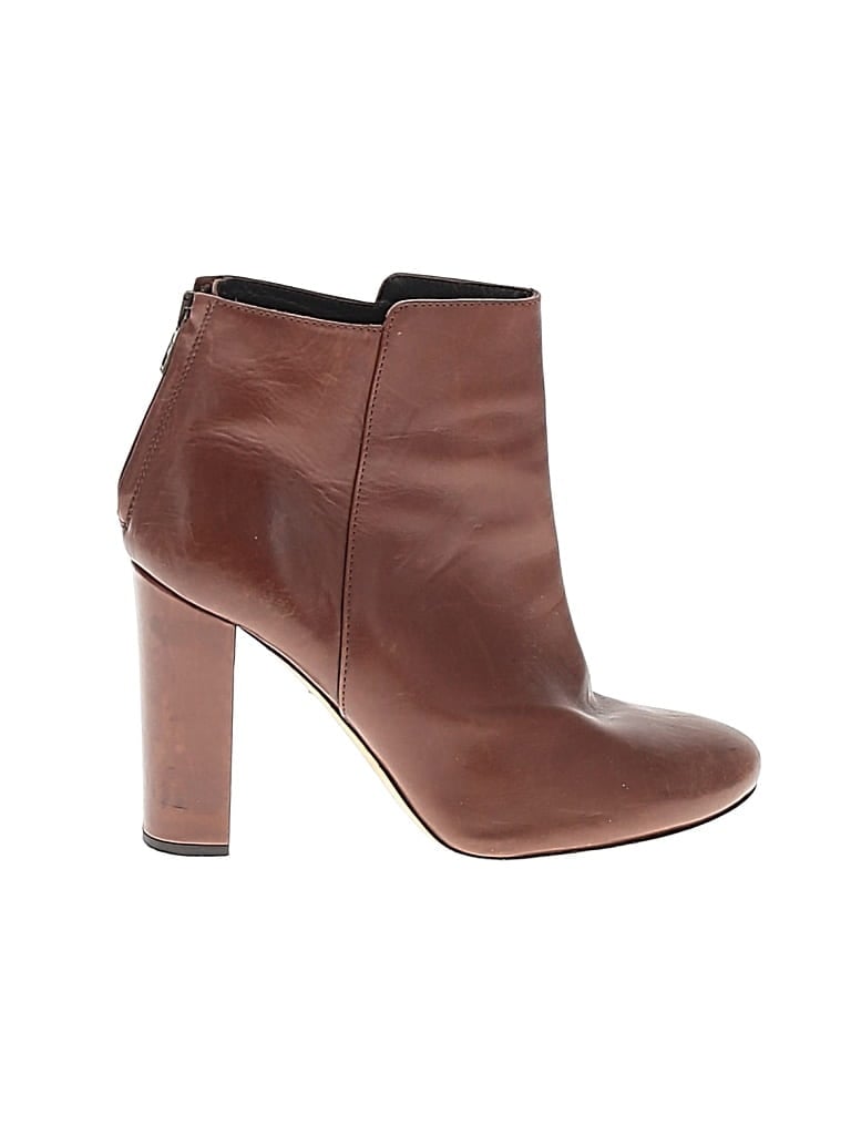 Pre-owned J.crew Collection Ankle Boots In Brown