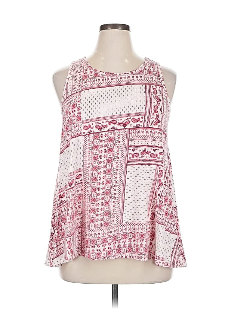 Pre-owned Sonoma Goods For Life Tank Top Pink Halter Neckline Tops