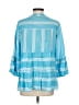AP.NY 100% Rayon Blue 3/4 Sleeve Blouse Size XS - photo 2