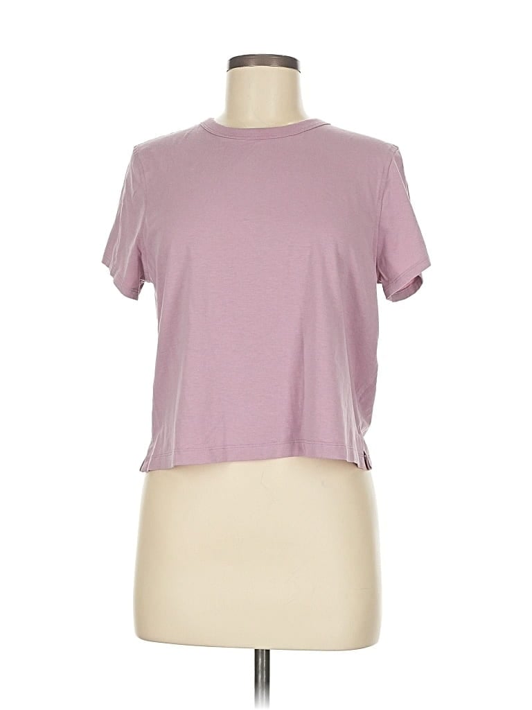 Pre-owned Lululemon Athletica Short Sleeve T-shirt In Pink