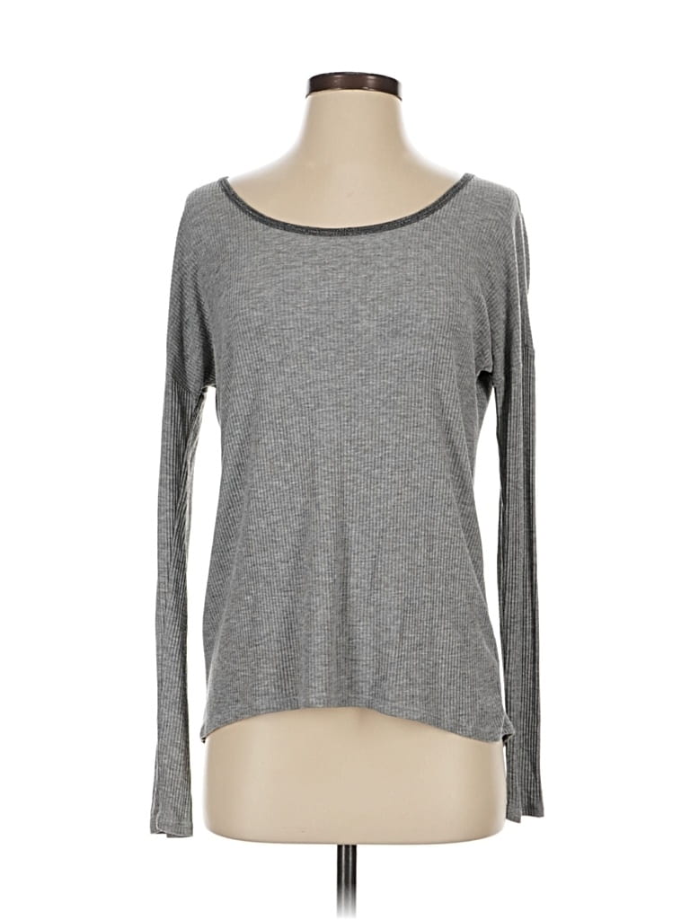 Pre-owned Bke Long Sleeve T-shirt In Gray