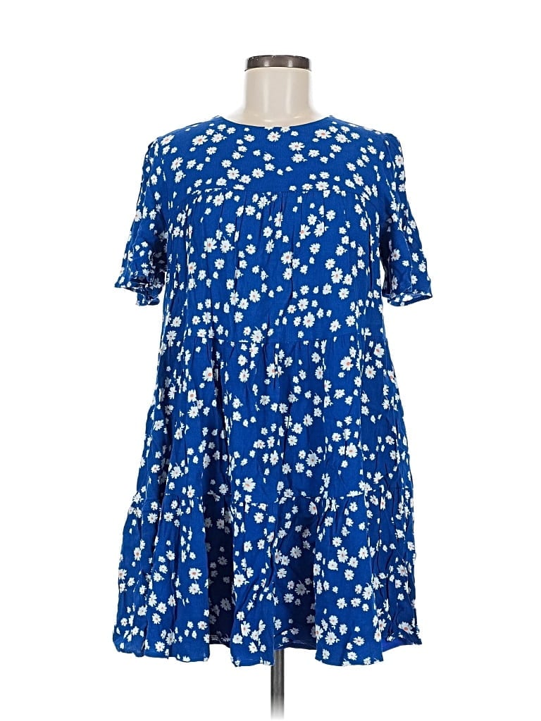 Pre-owned Code X Mode Casual Dress In Blue