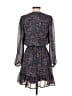 Evereve 100% Polyester Paisley Purple Casual Dress Size XS - photo 2