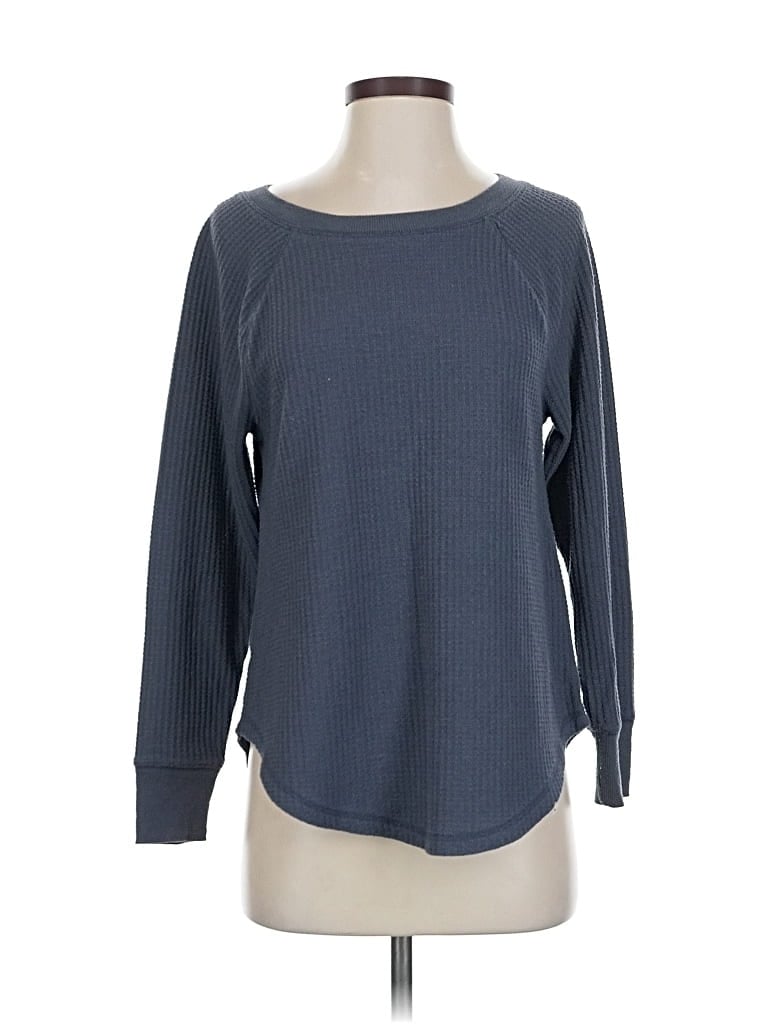 Pre-owned Ann Taylor Loft 3/4 Sleeve T-shirt In Gray
