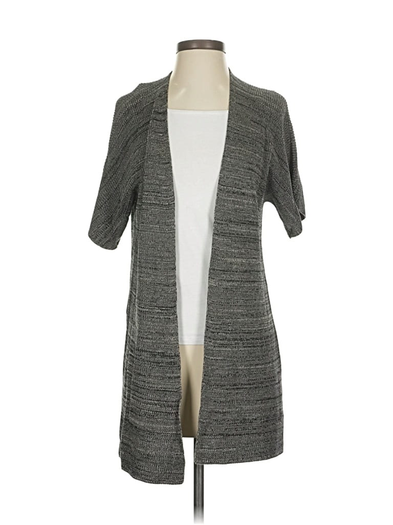 Pre-owned Eileen Fisher Cardigan Sweater In Gray