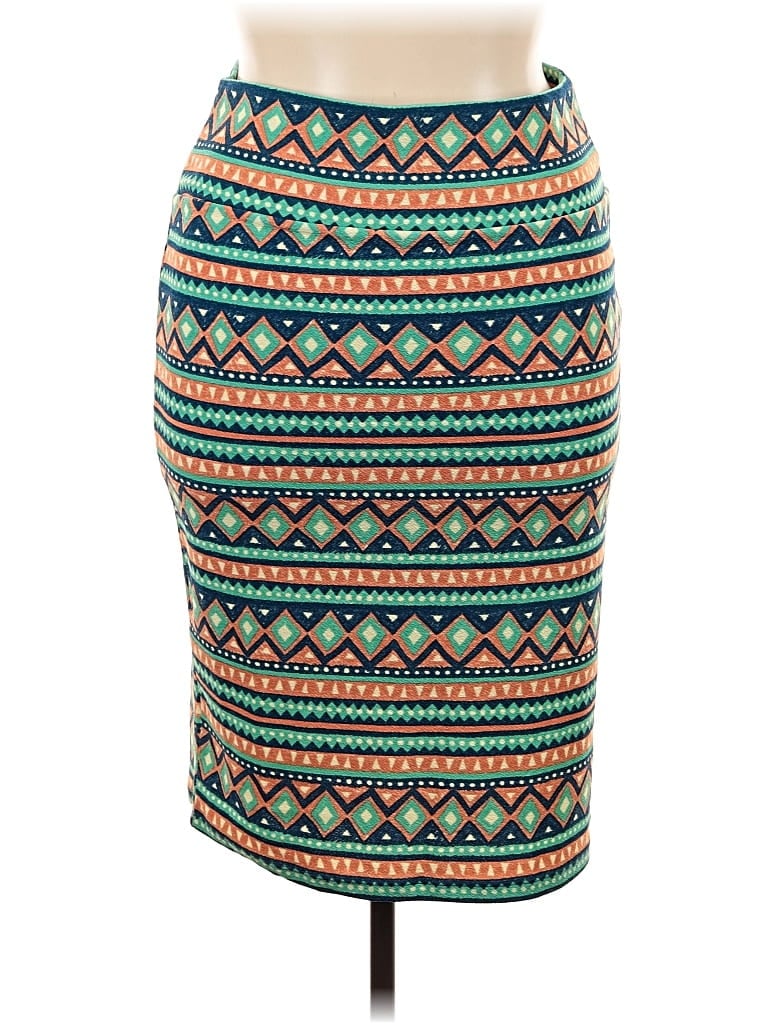 Pre-owned Lularoe Casual Skirt In Blue