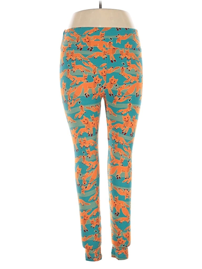 LULAROE Pre-owned Leggings In Orange