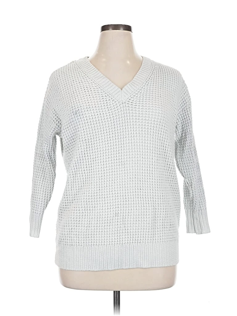 Pre-owned Torrid Pullover Sweater In Silver