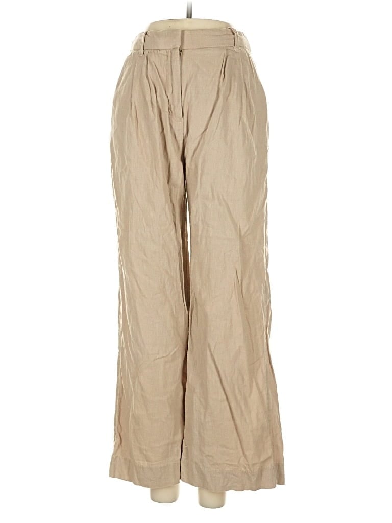 ABERCROMBIE & FITCH Pre-owned Linen Pants In Brown