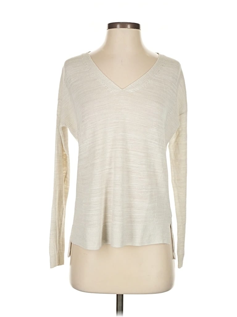 Pre-owned Theory Pullover Sweater In White