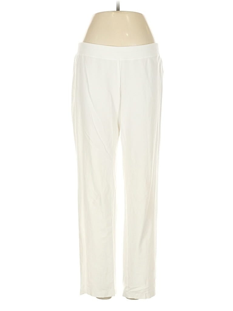 Pre-owned Eileen Fisher Casual Pants In White
