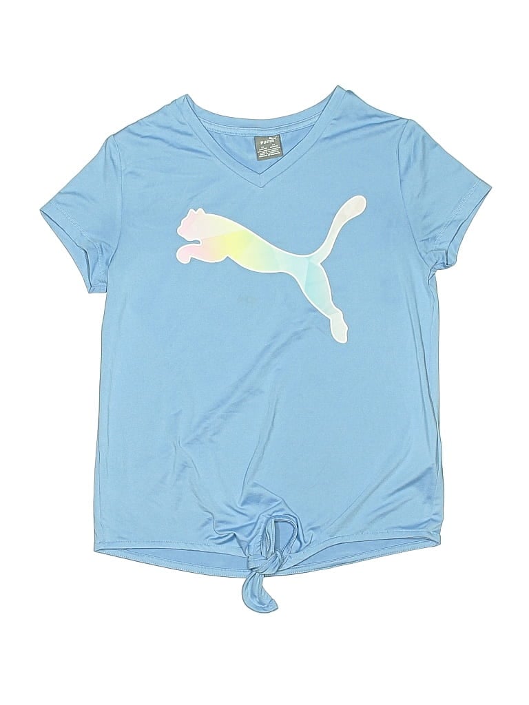 Pre-owned Puma Kids' Short Sleeve T-shirt In Blue