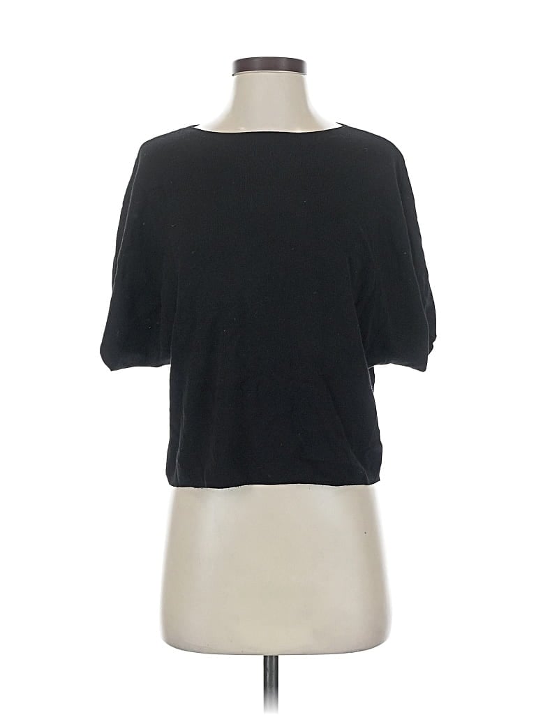 Pre-owned Halogen Cardigan Sweater In Black