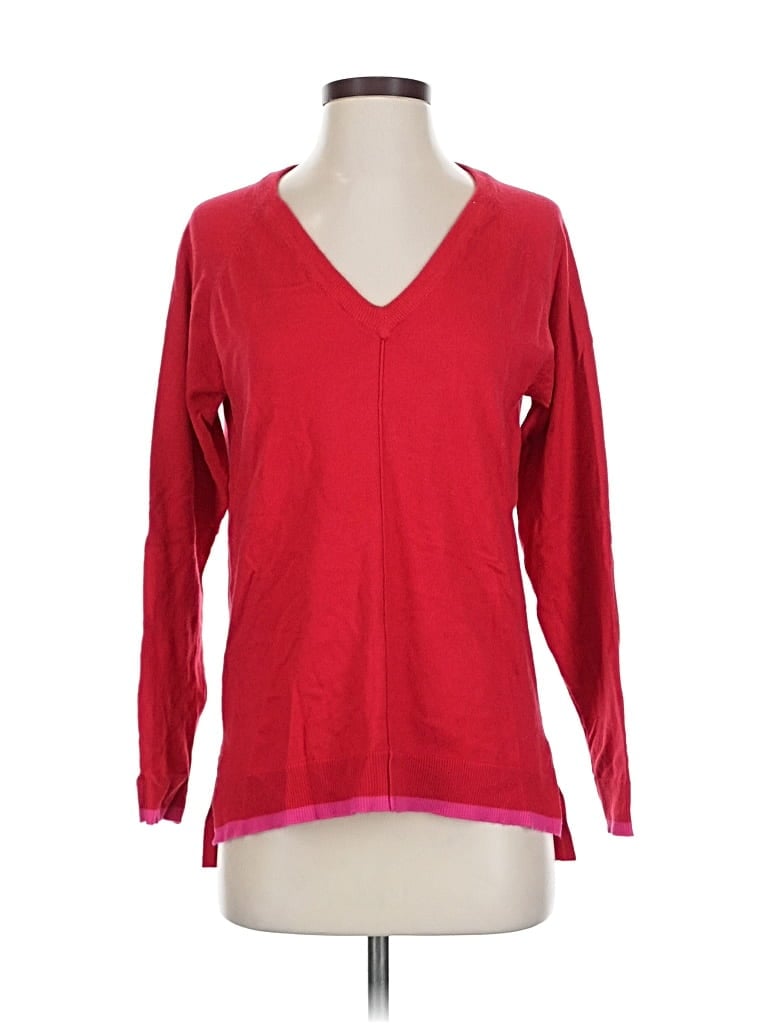 Pre-owned Bobeau Pullover Sweater In Red