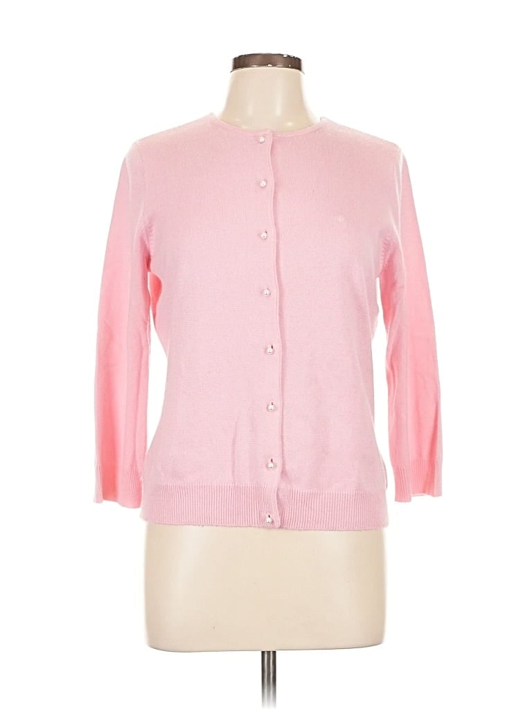 Pre-owned Polo Ralph Lauren Cardigan Sweater In Pink