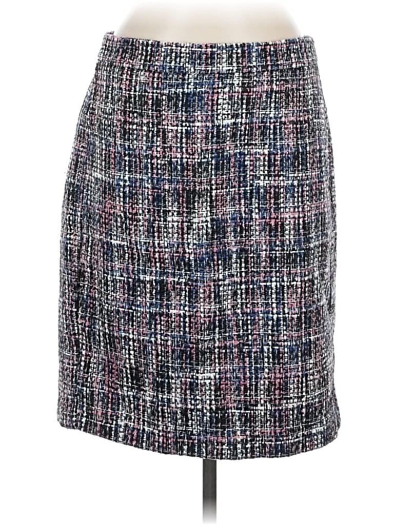 Pre-owned Ann Taylor Loft Formal Skirt In Gray