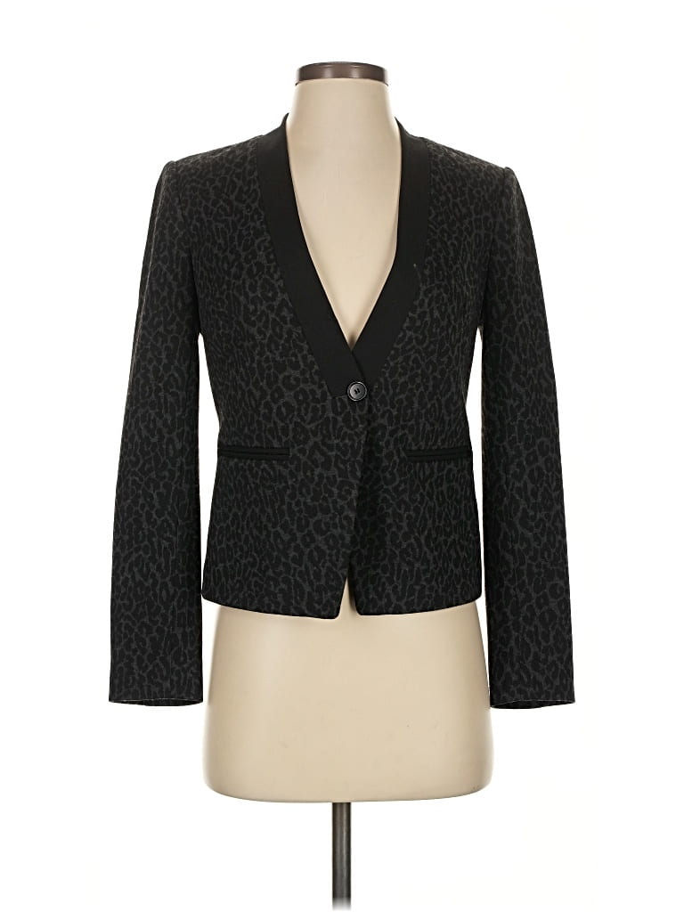 Pre-owned Ann Taylor Loft Blazer Jacket In Black