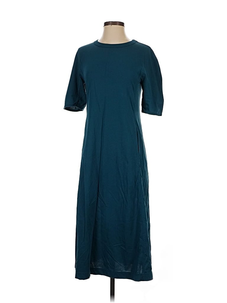 Pre-owned Uniqlo U Casual Dress In Blue