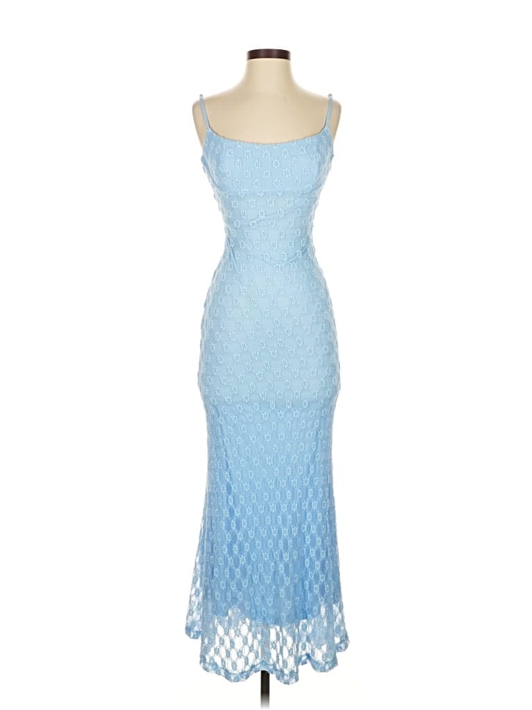 Pre-owned Bardot Cocktail Dress In Blue