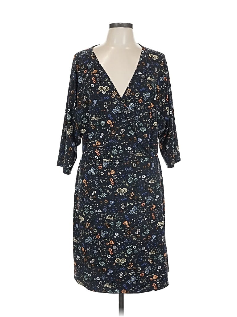 Pre-owned H&m Casual Dress In Blue