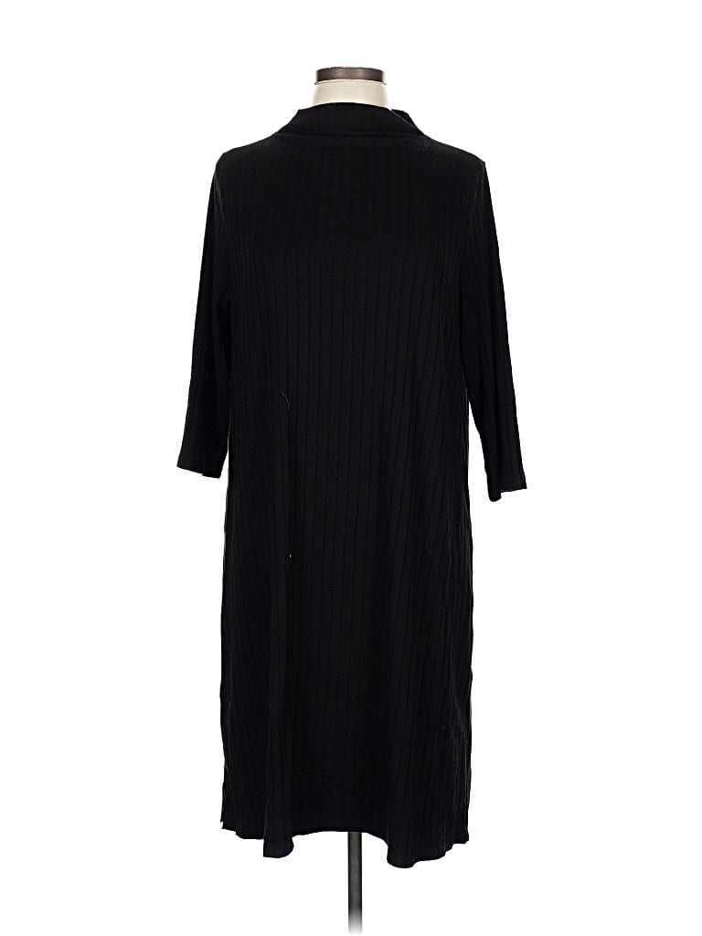 Pre-owned Eileen Fisher Casual Dress In Black