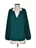 J.Crew 100% Polyester Teal 3/4 Sleeve Blouse Size S - photo 1