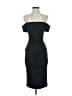 Monaco Solid Black Cocktail Dress Size S - photo 1