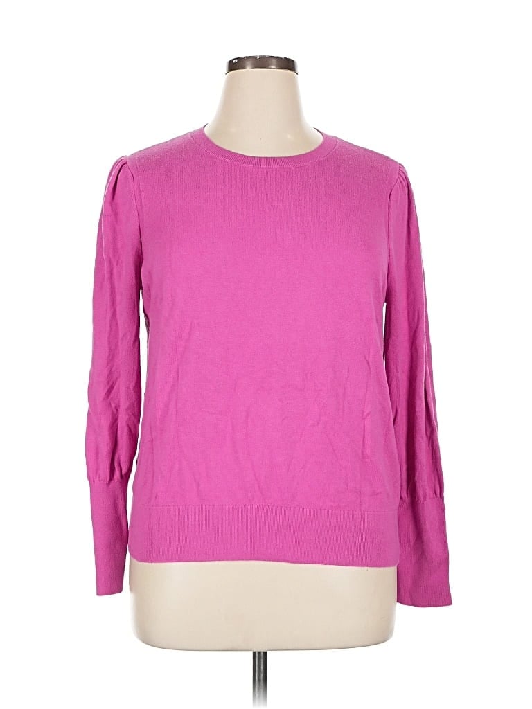 Pre-owned Ann Taylor Loft Pullover Sweater In Pink