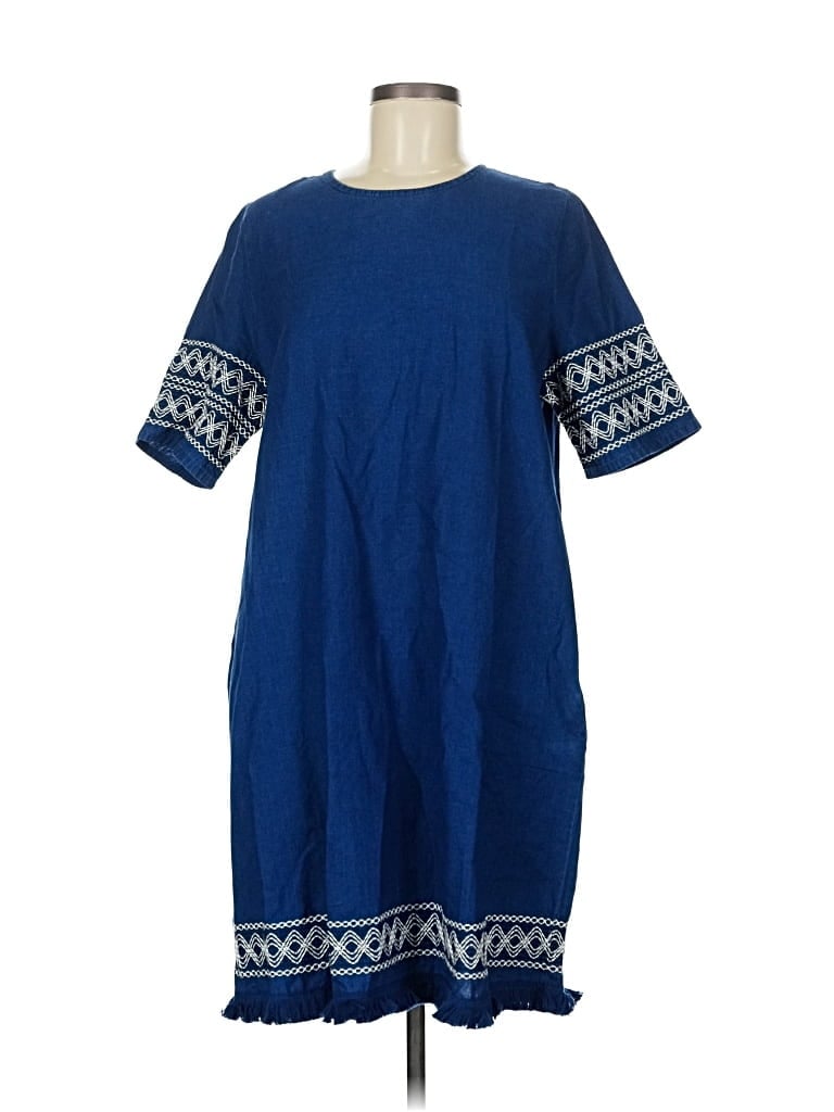 MNG Pre-owned Casual Dress In Blue