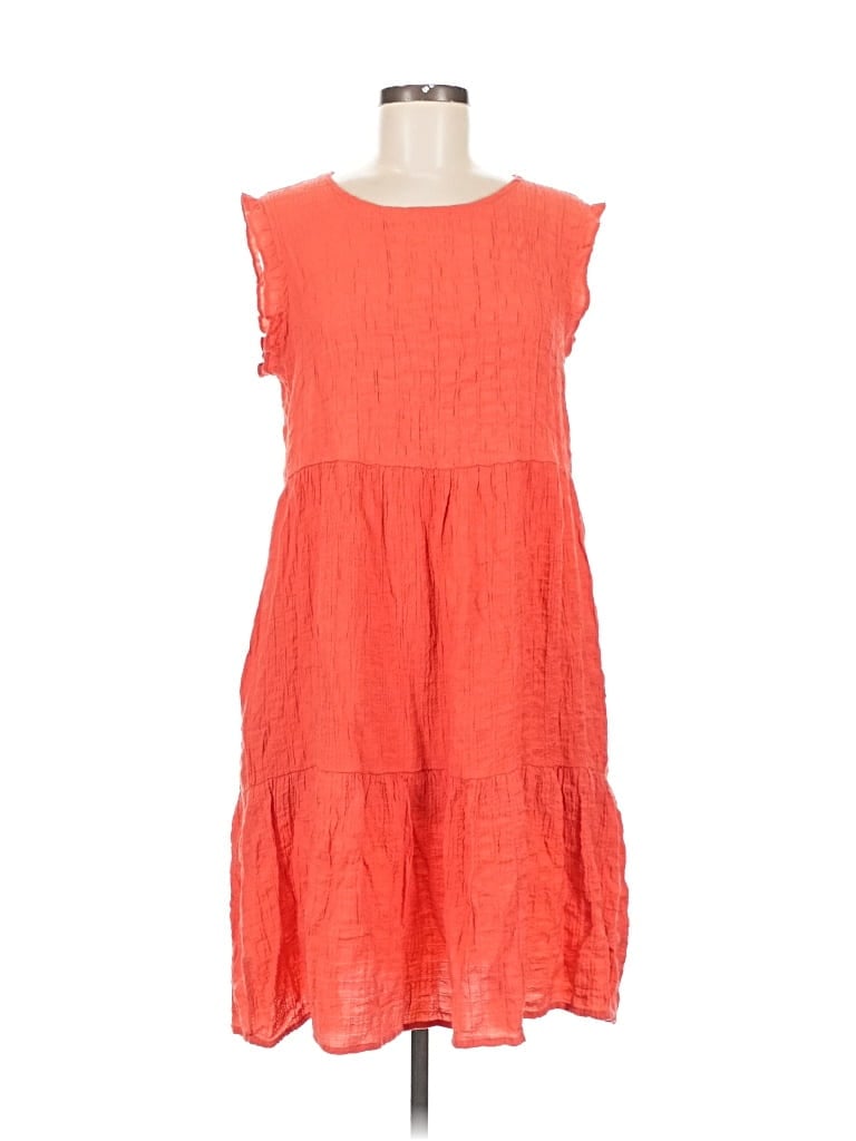 Pre-owned Sonoma Goods For Life Casual Dress In Orange