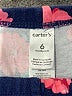 Carter's 100% Cotton Floral Blue Casual Pants 3-6 MO / 6 MO - photo 3