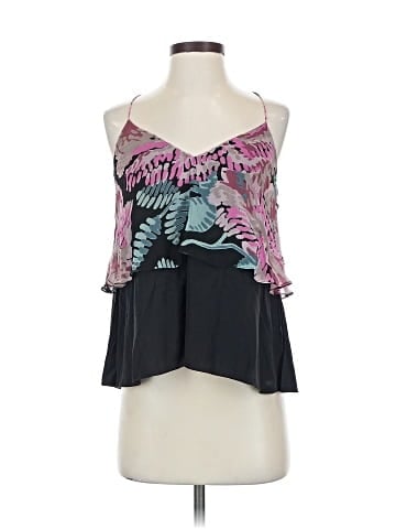 Elizabeth and James Sleeveless Silk Top (view 1)