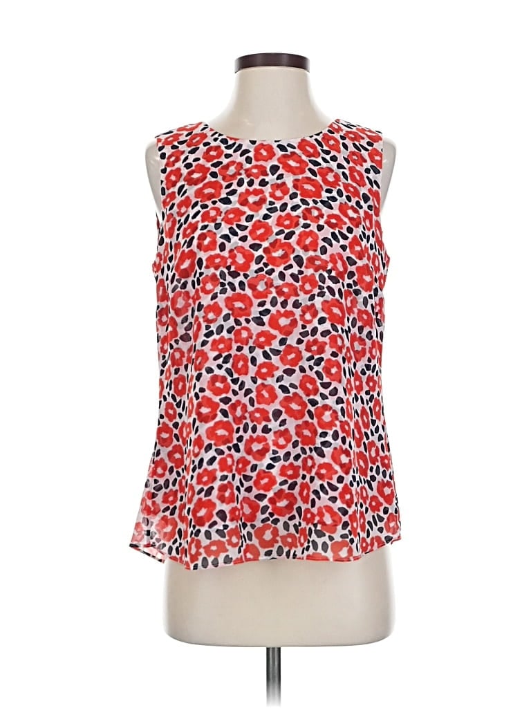 CABI Pre-owned Sleeveless Blouse In Red