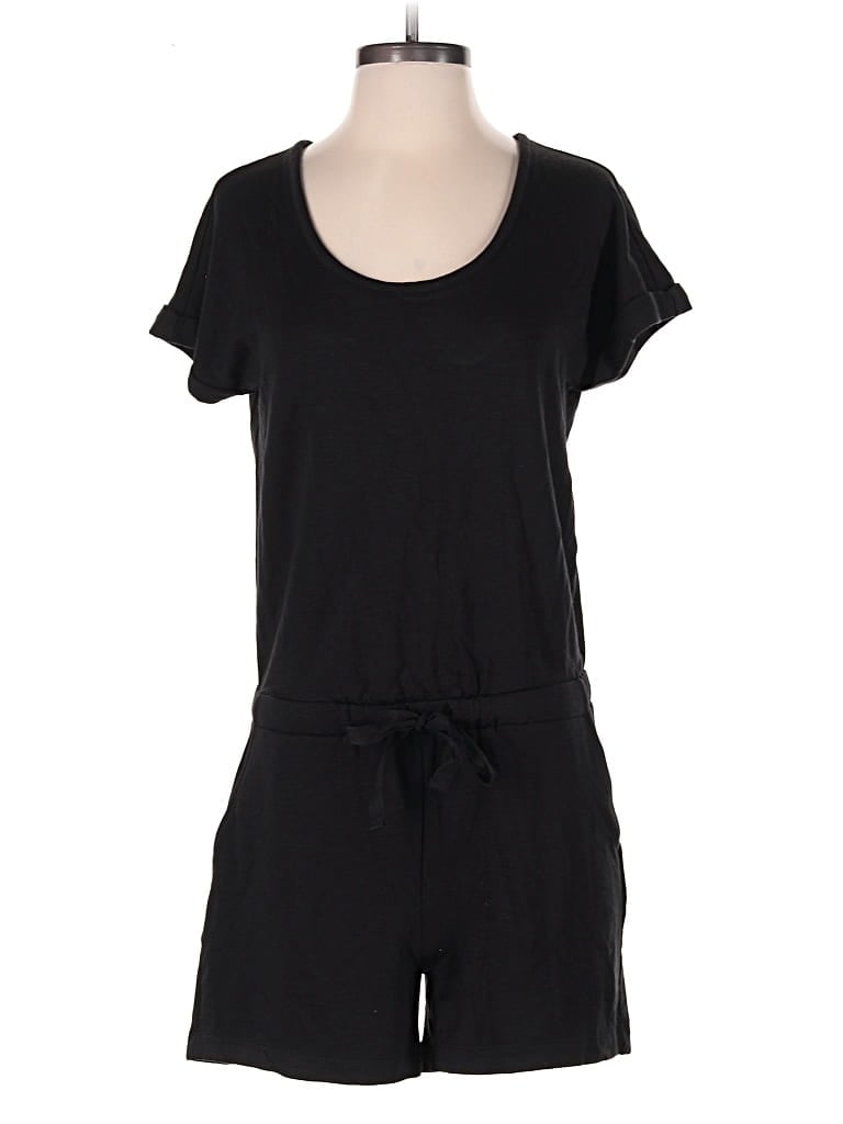 Pre-owned Lou & Grey For Loft Romper In Black