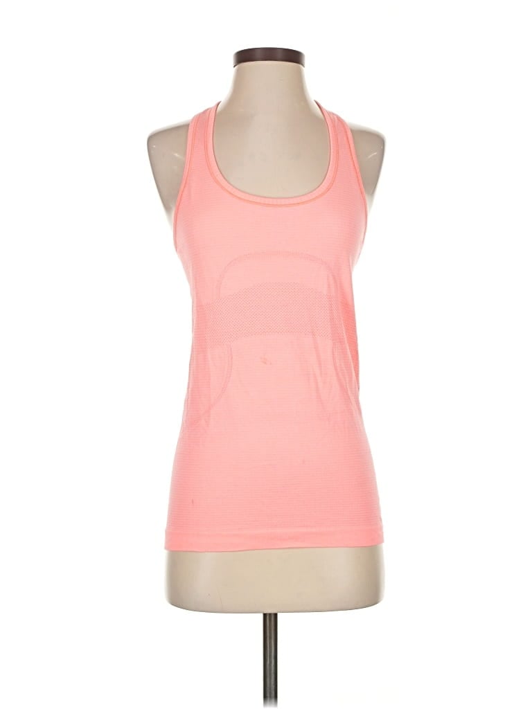 Pre-owned Lululemon Athletica Active Tank Top In Orange