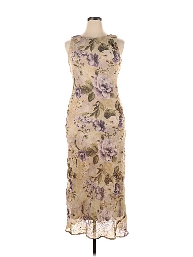 Pre-owned Dressbarn Cocktail Dress In Brown