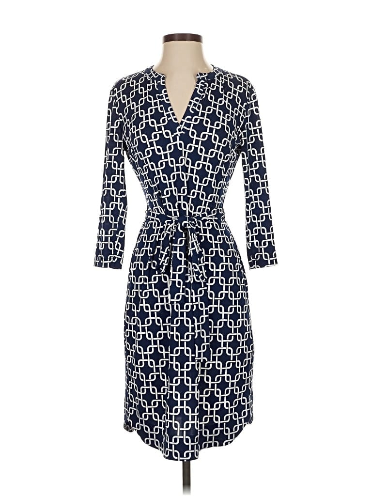 Pre-owned Assorted Brands Casual Dress In Blue