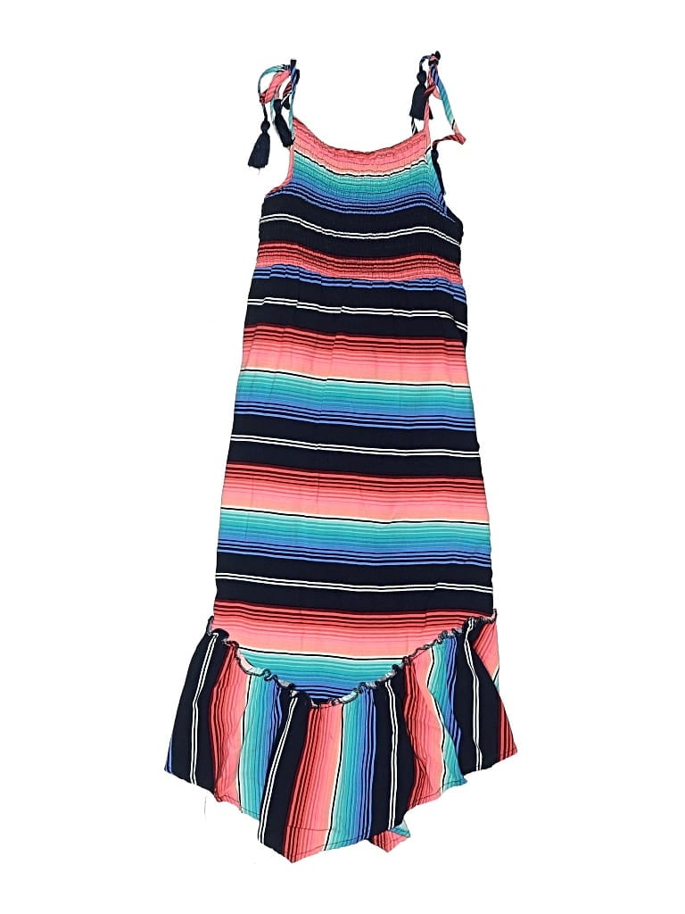 Pre-owned Justice Kids' Dress In Blue