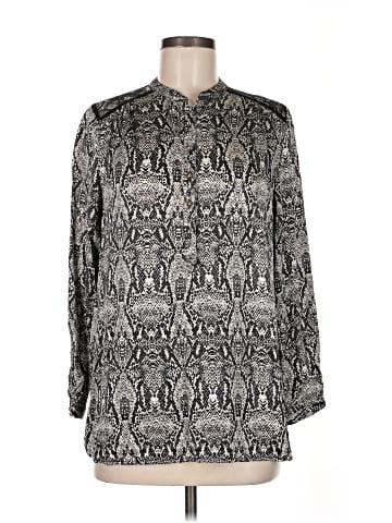 Amrita Singh Long Sleeve Silk Top (view 1)