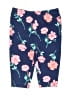 Carter's 100% Cotton Floral Blue Casual Pants 3-6 MO / 6 MO - photo 1