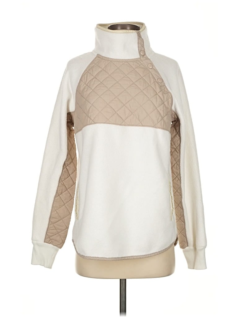 Pre-owned Abercrombie & Fitch Sweatshirt In White