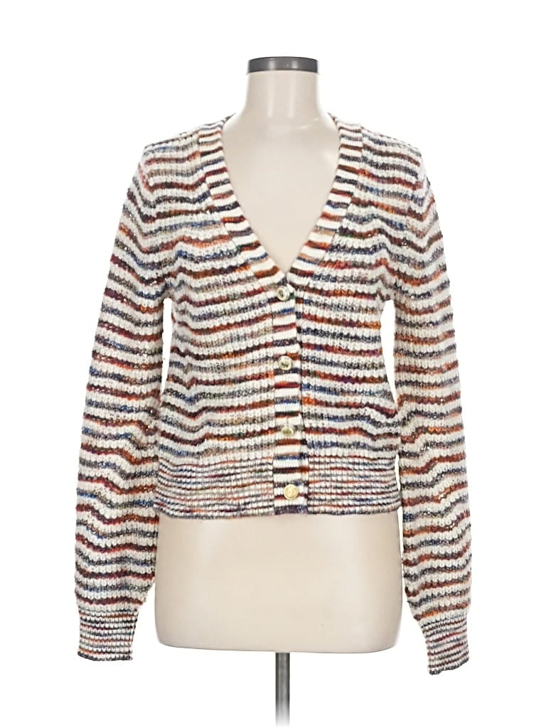 VERONICA BEARD Pre-owned Cardigan Sweater In White