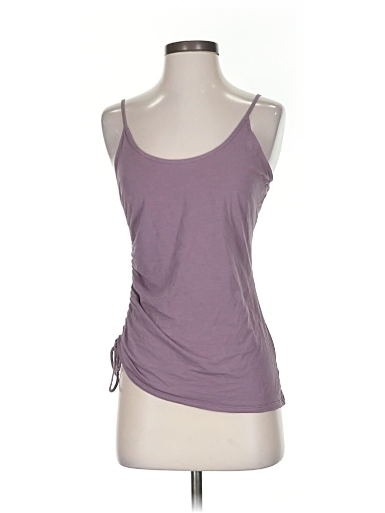 Pre-owned Lululemon Athletica Tank Top Purple Strapless Neckline Tops