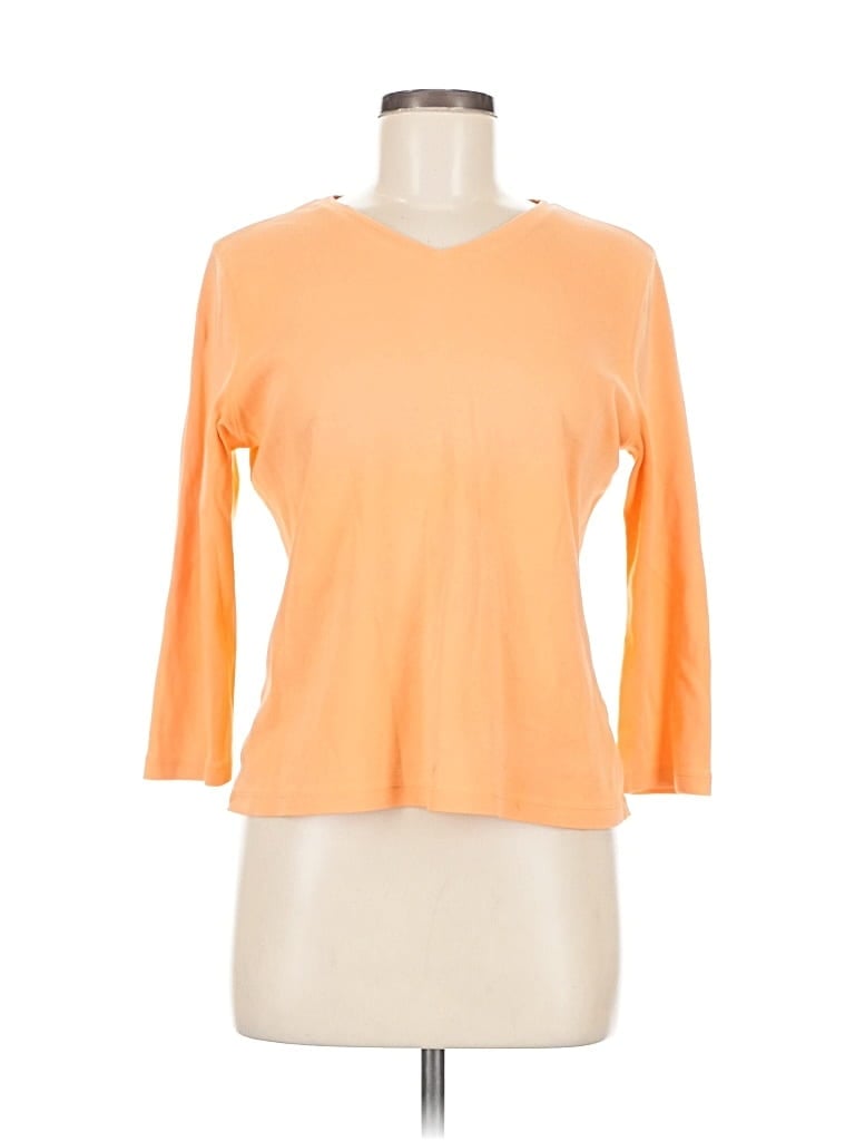 PENDLETON Pre-owned 3/4 Sleeve T-shirt In Orange