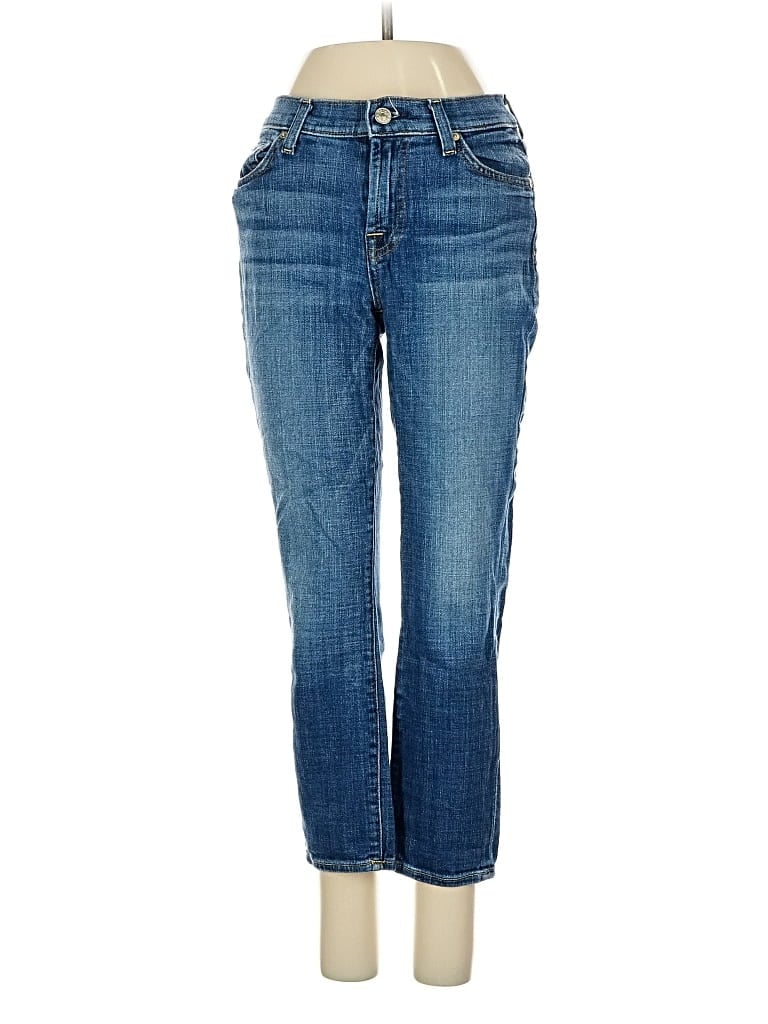 Pre-owned 7 For All Mankind Jeans In Blue