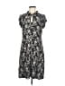 J.Crew Paisley Gray Casual Dress Size M - photo 1