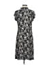 J.Crew Paisley Gray Casual Dress Size M - photo 2