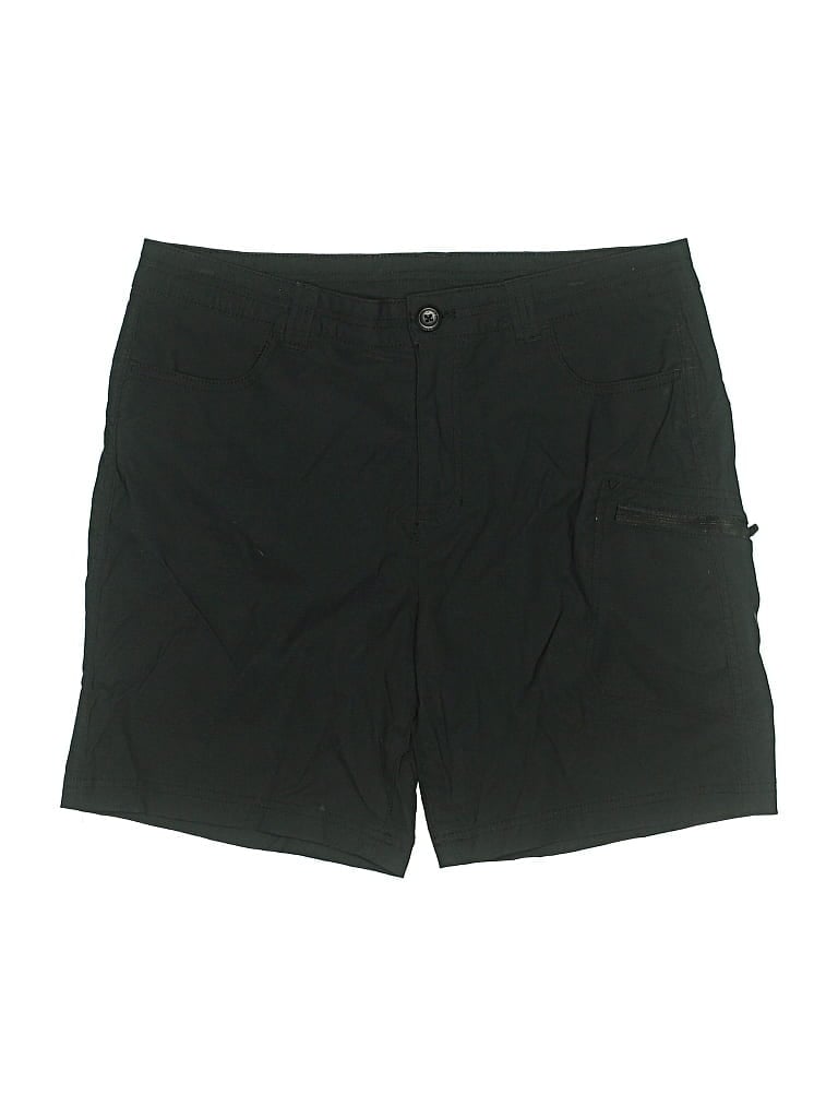 Pre-owned Eddie Bauer Cargo Shorts In Black