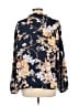 Well Worn 100% Polyester Floral Blue Long Sleeve Blouse Size L - photo 2